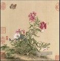 Lang glänzt Schmetterling in f alter China Tinte Giuseppe Castiglione alte China Tinte
